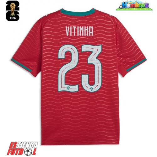 Portugal Vitinha #23 Primera Equipación Mundial 2026 Manga Corta